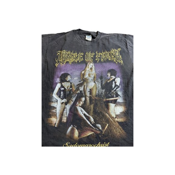 Vintage Cradle Of Filth Sin To Be Forgiven Tour Shirt Heavy Metal Rock Band Top - Picture 3 of 6